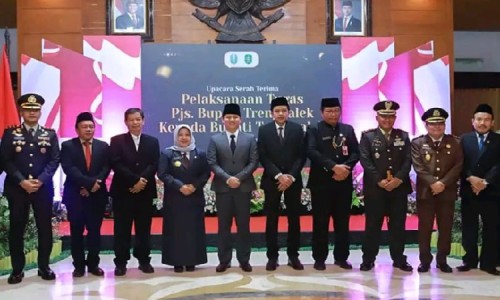 Serah Terima Jabatan Bupati Trenggalek Digelar, Gus Ipin Kembali Menjabat