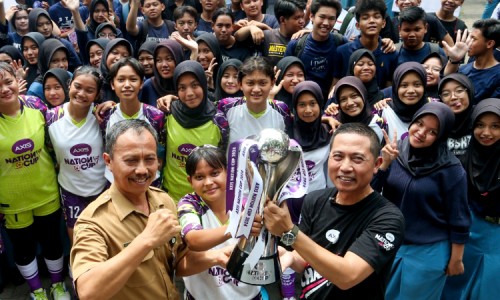 Perjuangan tanpa Henti, SMAN 2 Mojokerto Juara AXIS Nation Cup 2024 Futsal Putri