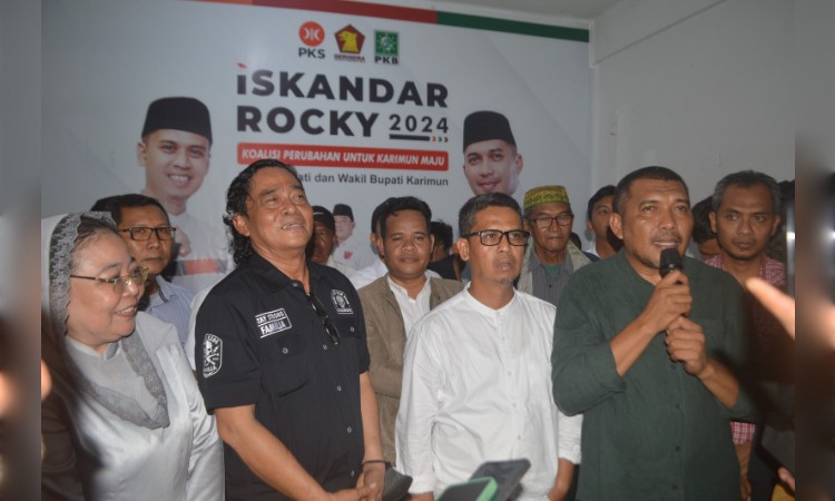 Paslon Iskandar-Rocky Unggul Versi Quick Count Pilkada Karimun