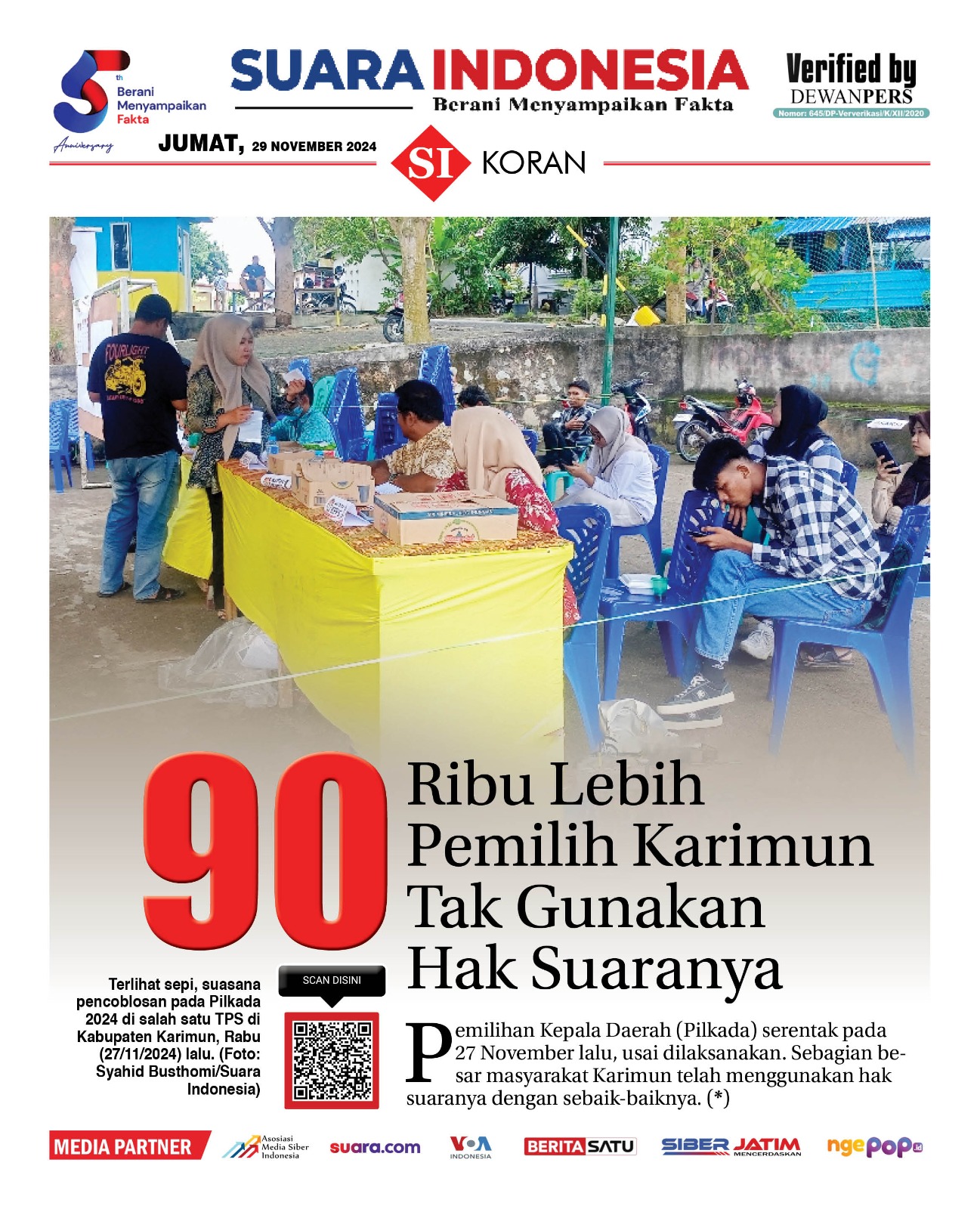 EDISI, 29 NOVEMBER 2024