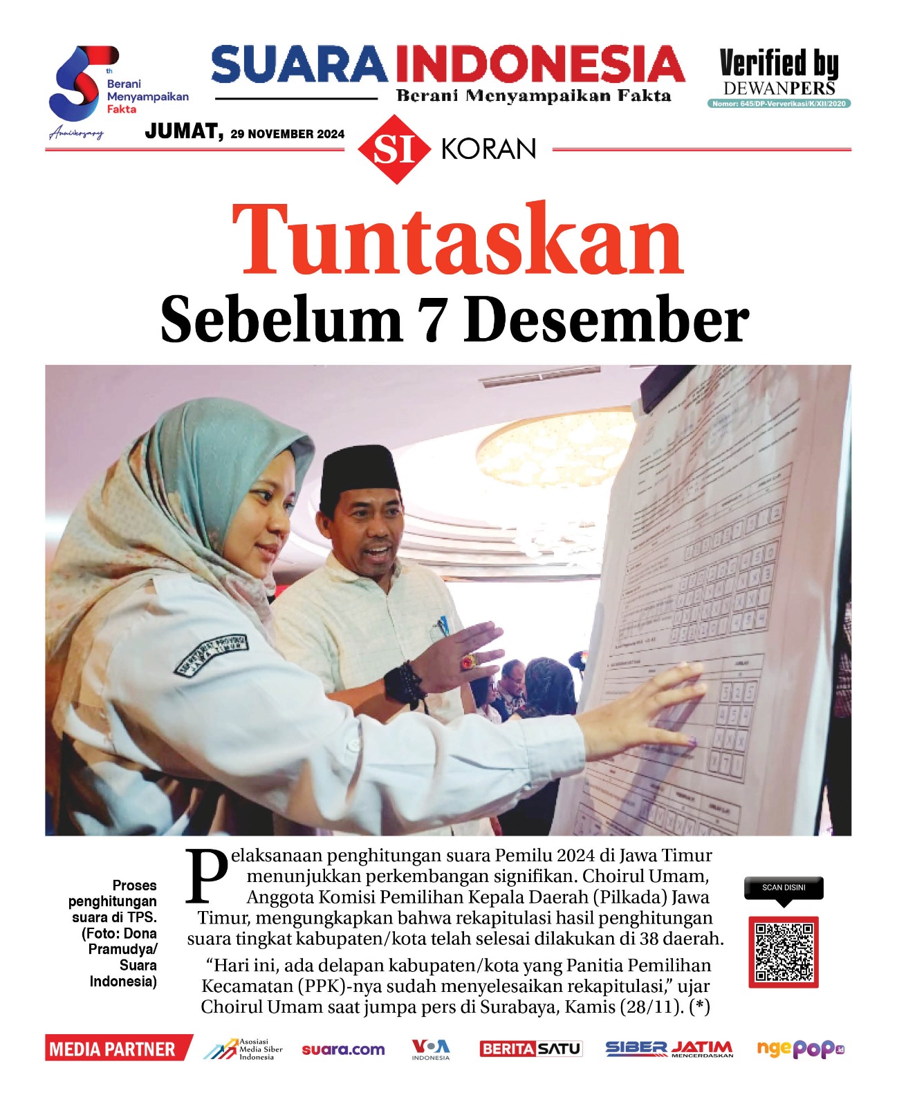 EDISI, 29 NOVEMBER 2024