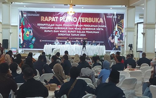 Rekapitulasi Suara oleh KPU Bondowoso Final, Pilkada 2024 Rahmad Menang