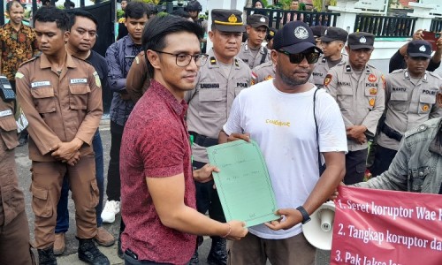 Gerakan Masyarakat Antikorupsi Manggarai Barat Gelar Aksi Demonstrasi, Ini Tuntutannya