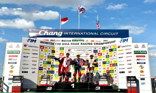 Gelar Juara Asia di Depan Mata, Pebalap AHRT Double Podium di Race 1 ARRC Buriram