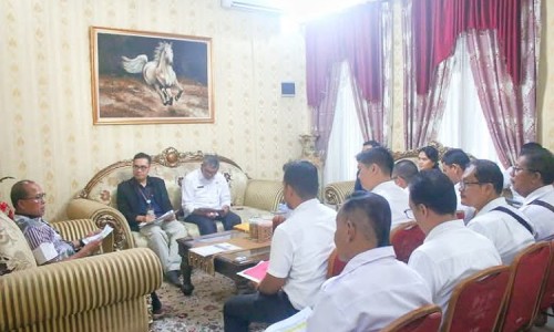 Pimpin Rapat Evaluasi Penyaluran DAK, Pj Bupati Tapteng Temukan Proyek Belum Rampung