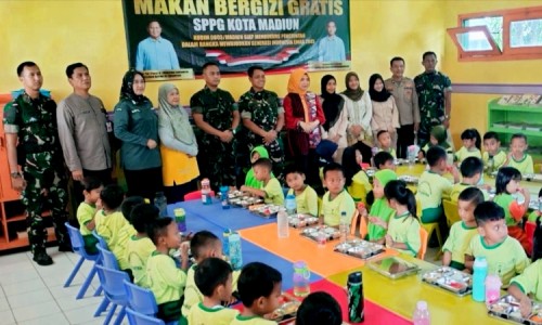 Kodim 0803 Madiun Uji Coba Pendistribusian Makanan Bergizi Gratis