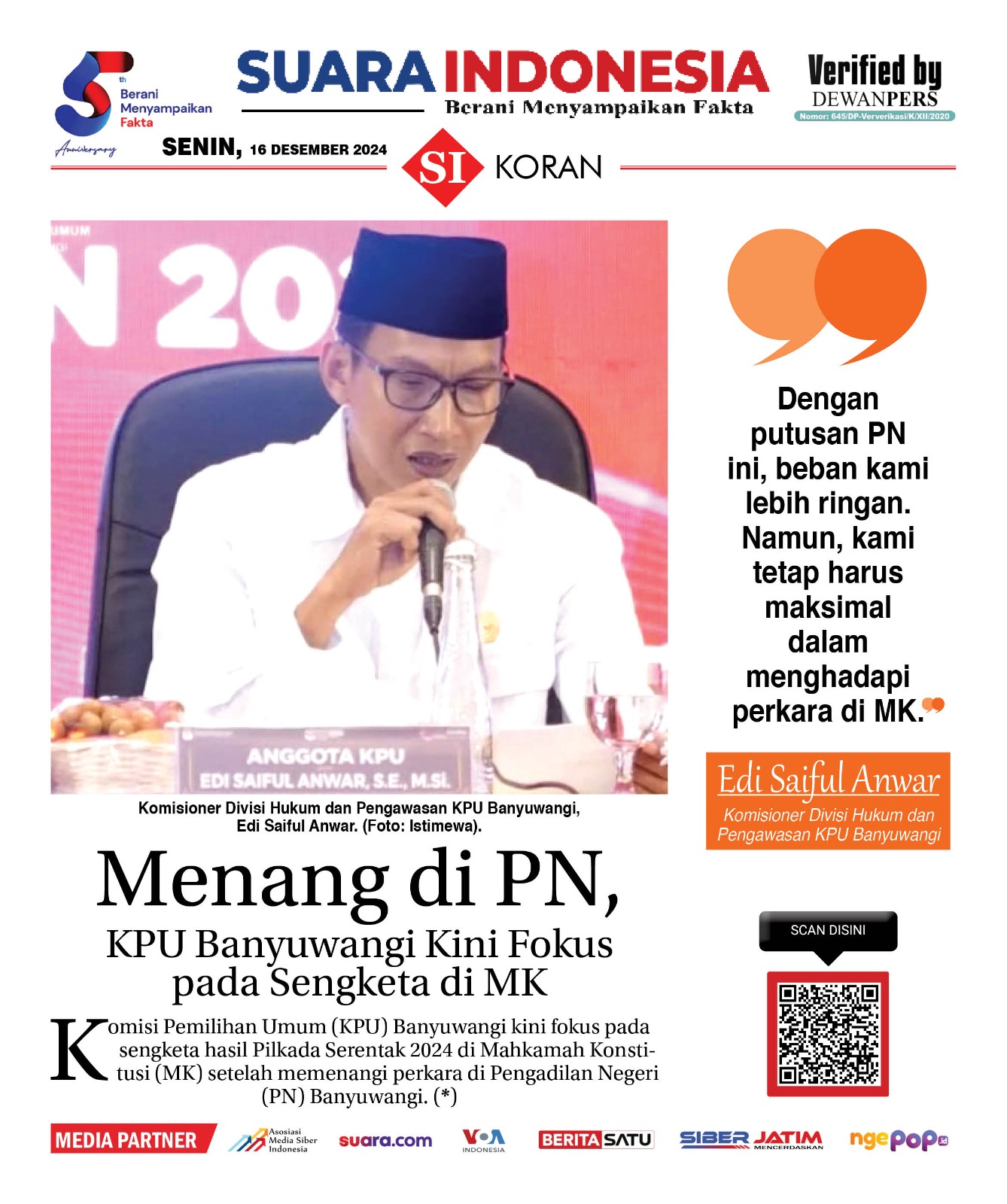 EDISI, 16 DESEMBER 2024