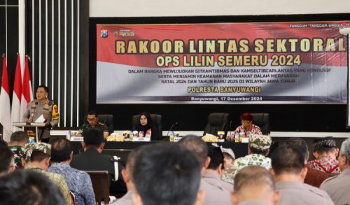 Rakor Lintas Sektoral di Banyuwangi Pastikan Kesiapan Pengamanan Nataru