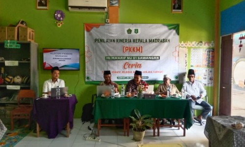 PKKM, MI Ma'arif NU 01 Sawangan Cilacap Raih Predikat Amat Baik 