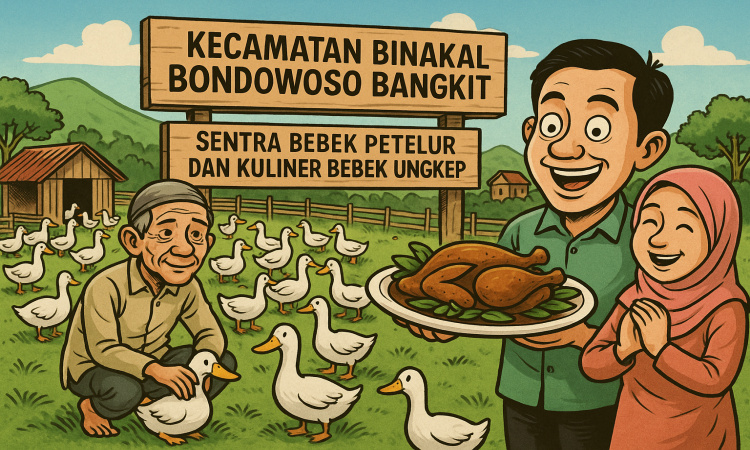 Binakal Bondowoso Bangkit: dari Tertinggal Menuju Sentra Bebek Petelur dan Kuliner Bebek Ungkep