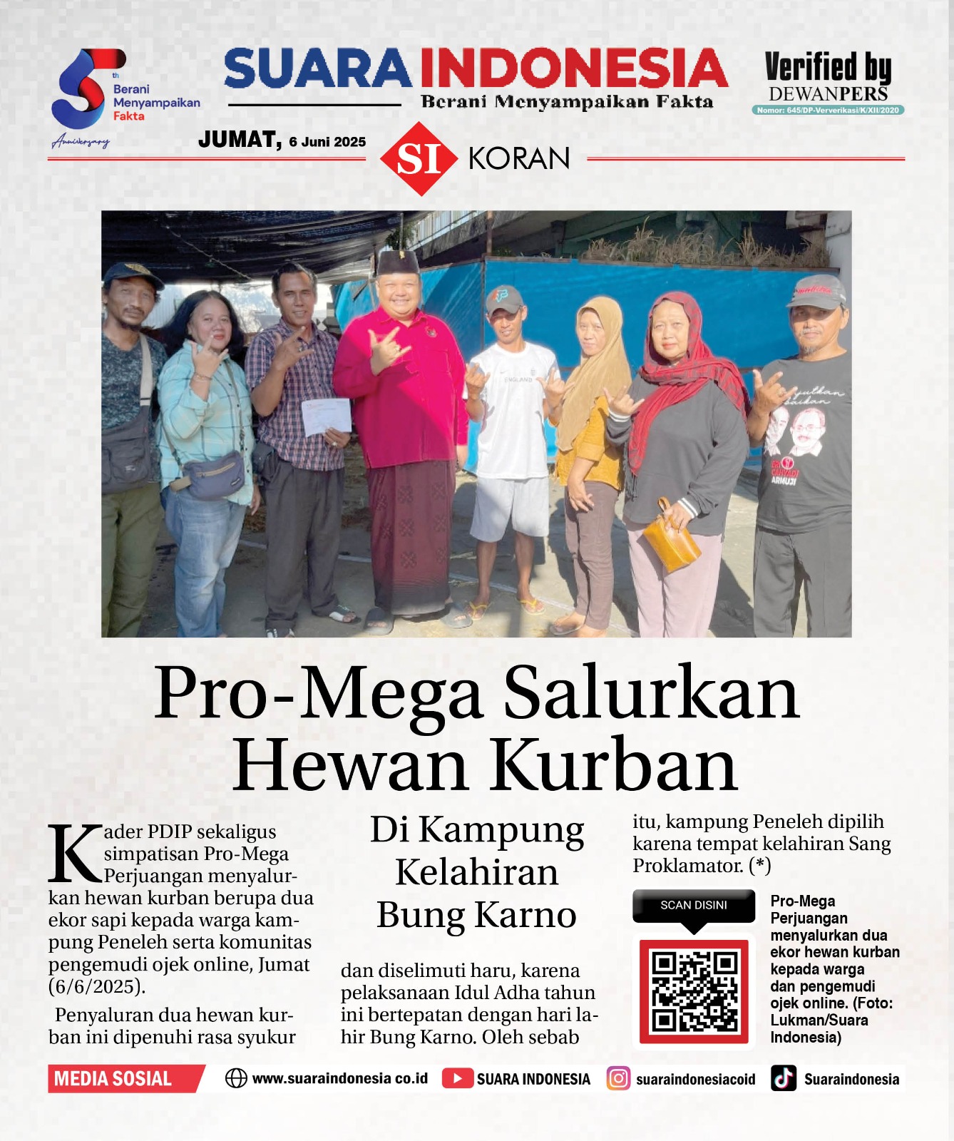 EDISI, 6 JUNI 2025 - SUARA INDONESIA