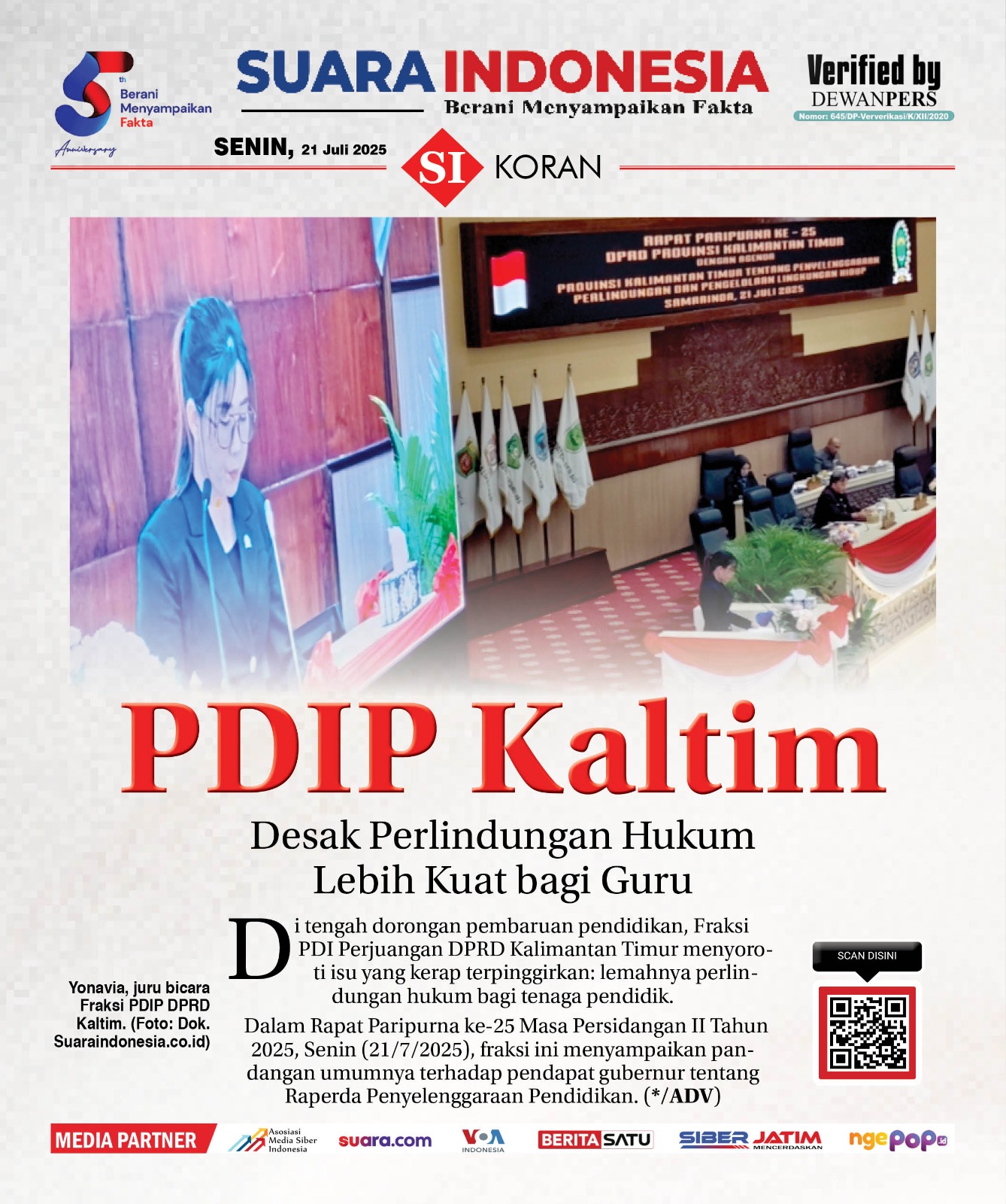 EDISI, 21 JULI 2025
