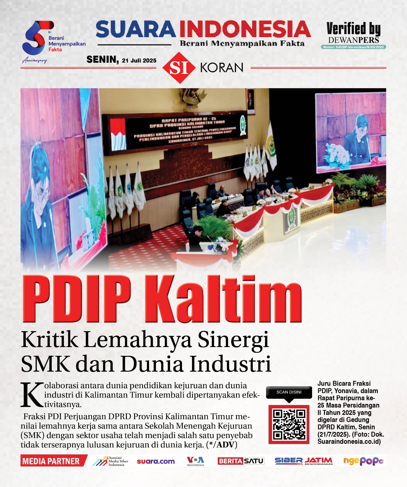 EDISI, 21 JULI 2025