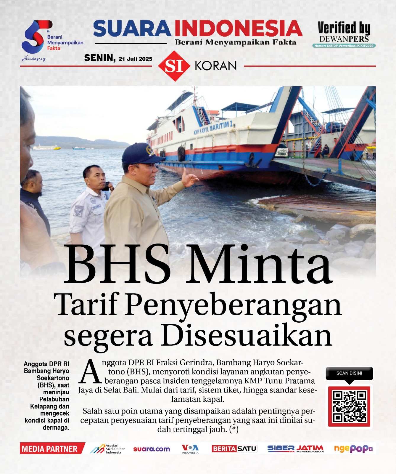 EDISI, 21 JULI 2025