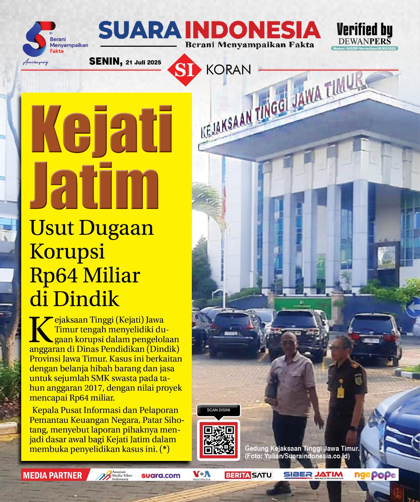 EDISI, 21 JULI 2025