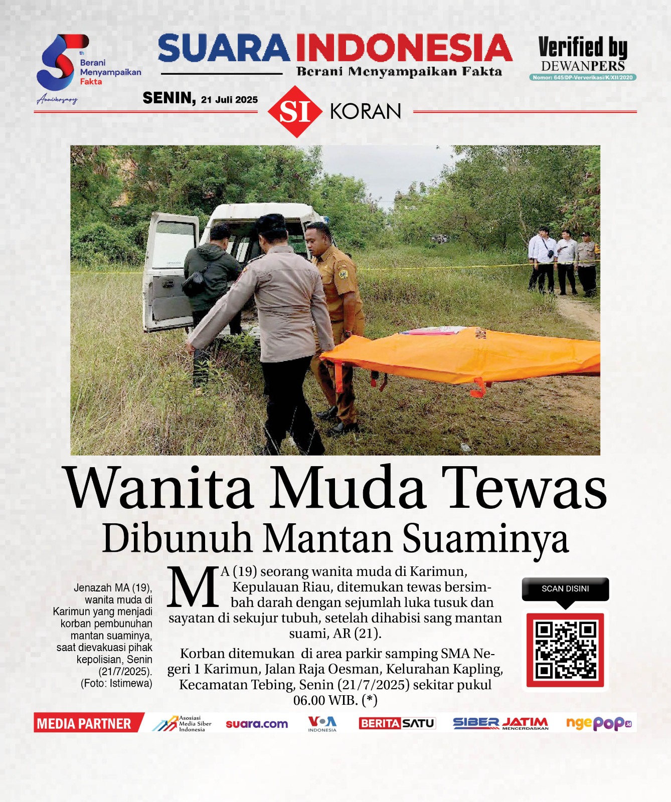 EDISI, 21 JULI 2025