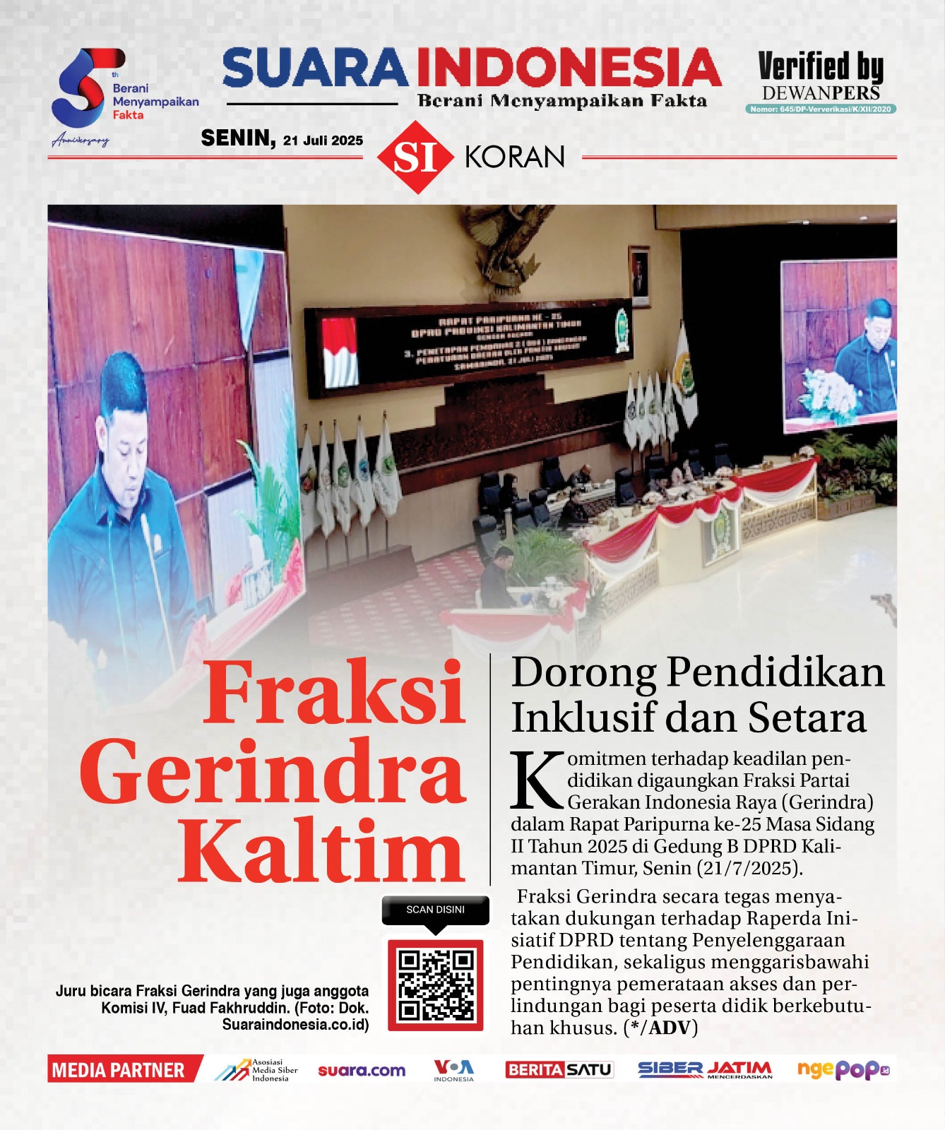 EDISI, 21 JULI 2025