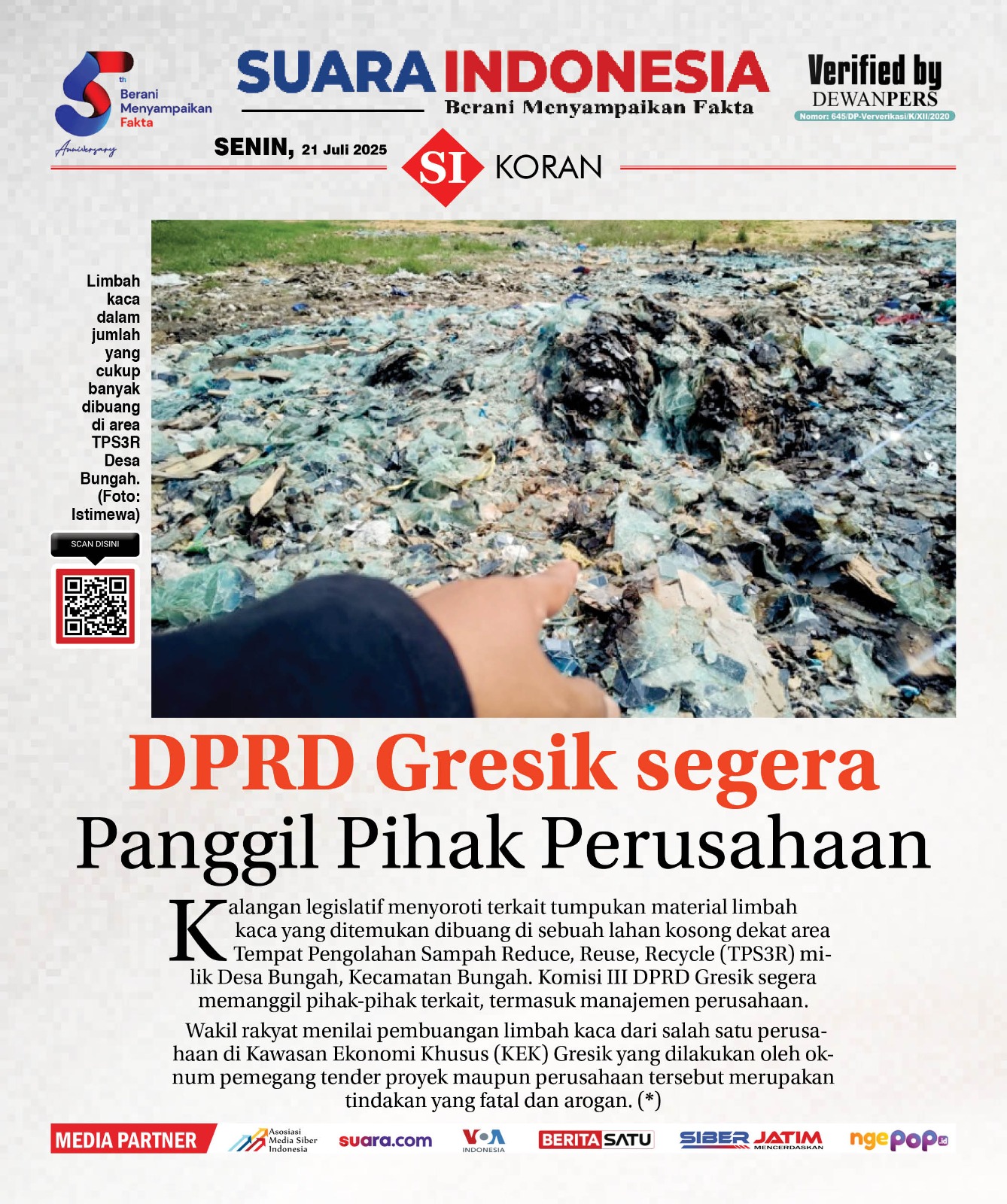 EDISI, 21 JULI 2025