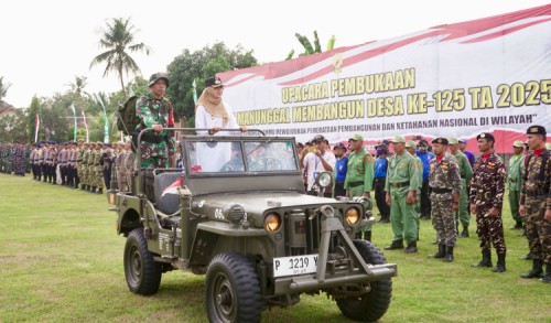 Dukung TMMD, Banyuwangi Percepat Pembangunan Pedesaan Bareng TNI