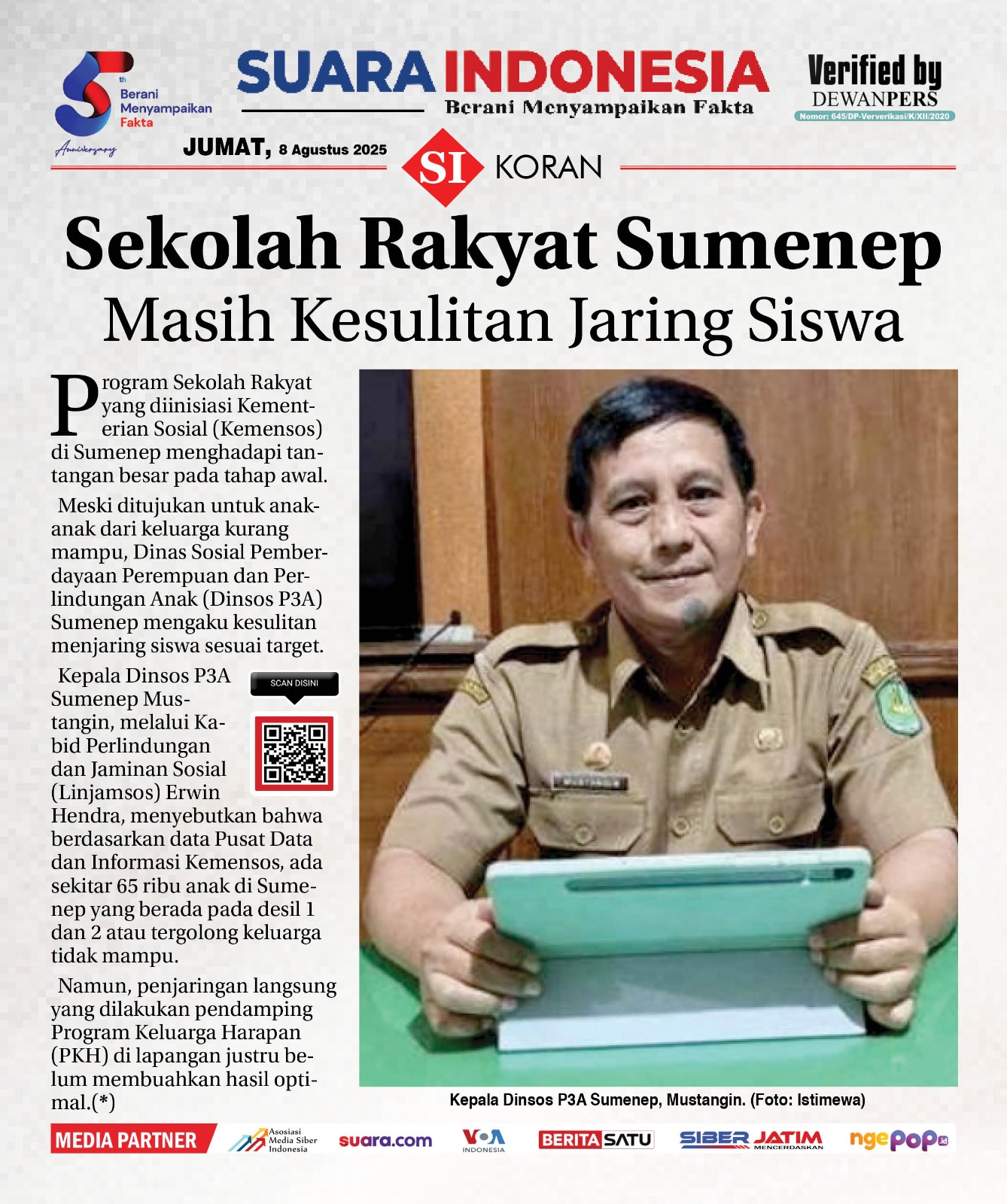 EDISI, JUMAT 8 AGUSTUS 2025