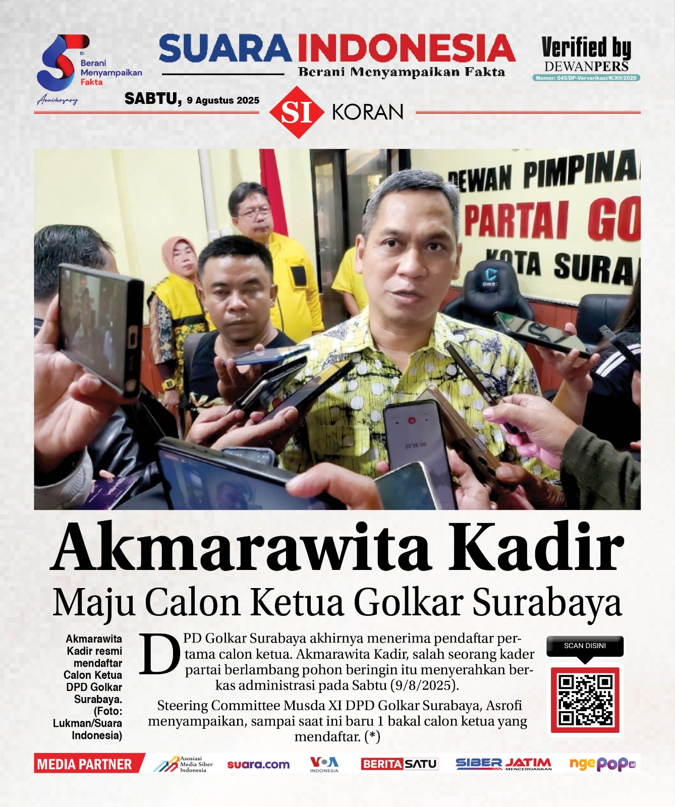 EDISI, SABTU 9 AGUSTUS 2025