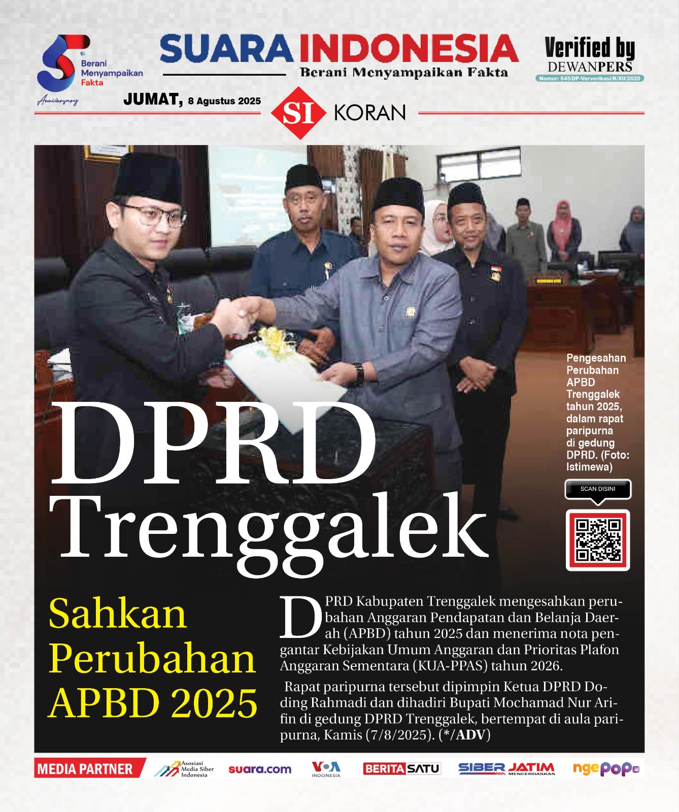 EDISI, JUMAT 8 AGUSTUS 2025
