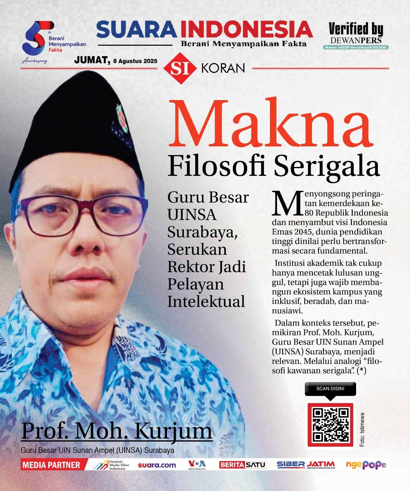 EDISI, JUMAT 8 AGUSTUS 2025