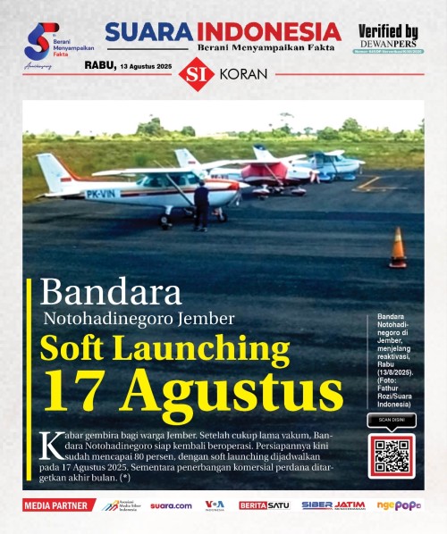 EDISI, RABU 13 AGUSTUS 2025
