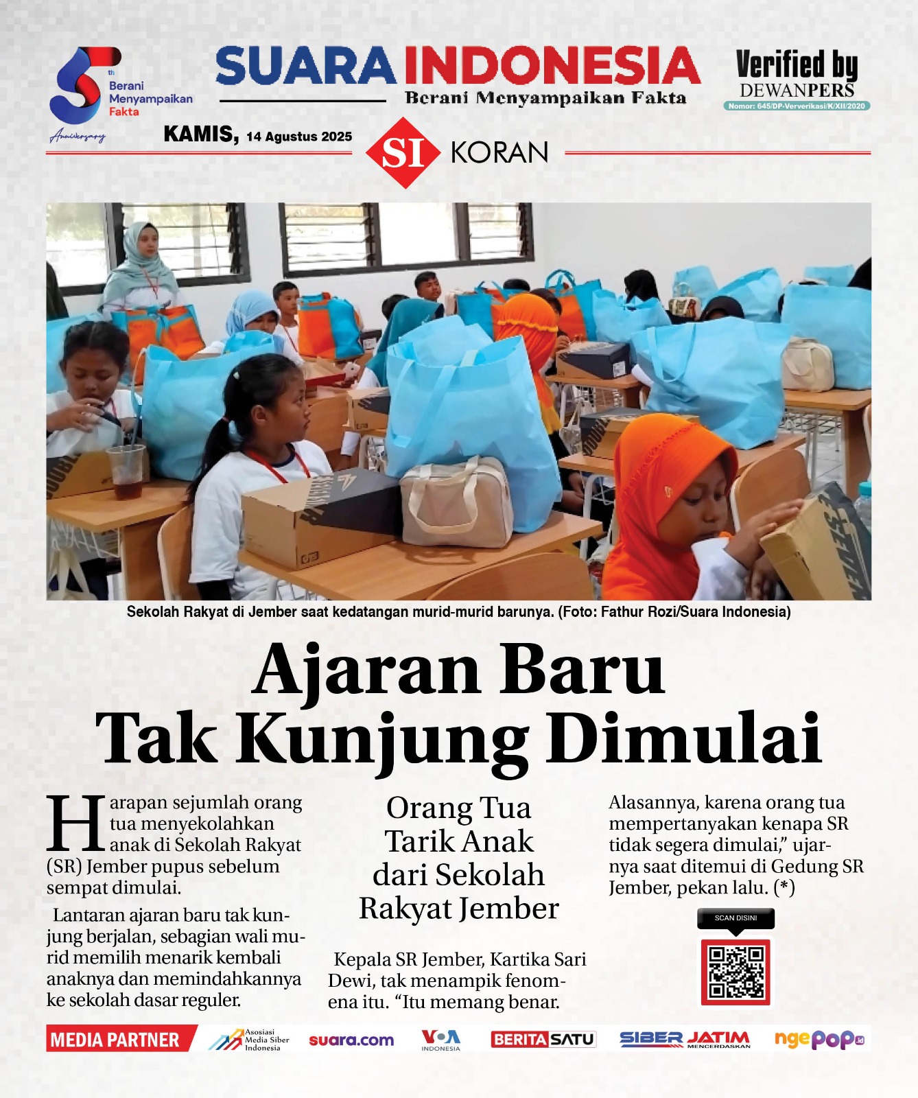 EDISI, KAMIS 14 AGUSTUS 2025