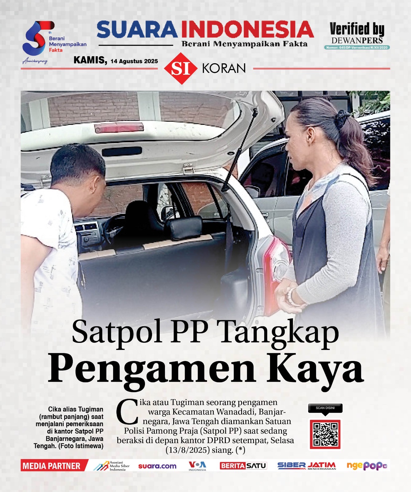 EDISI, KAMIS 14 AGUSTUS 2025