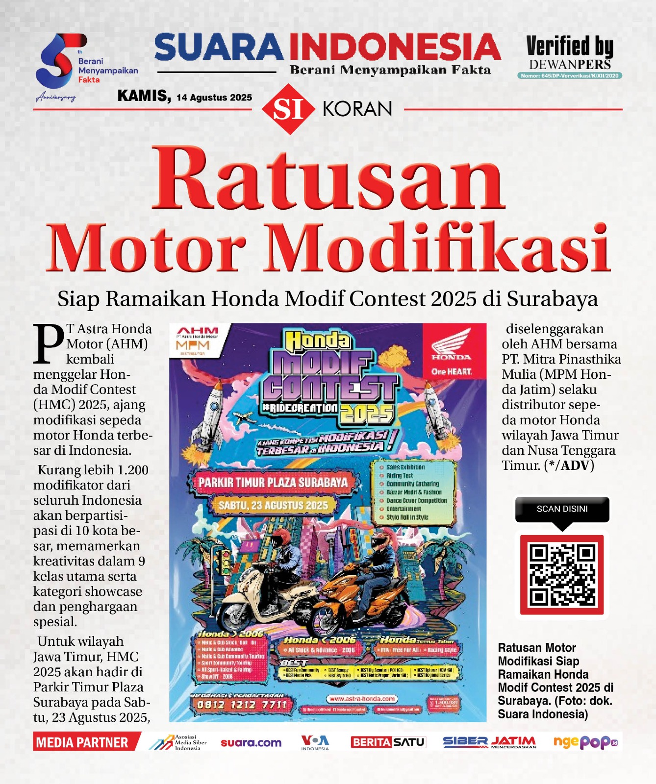 EDISI, KAMIS 14 AGUSTUS 2025
