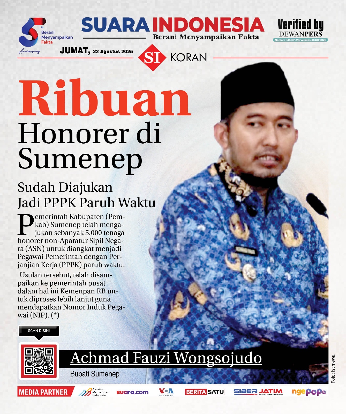 EDISI, JUMAT 22 AGUSTUS 2025