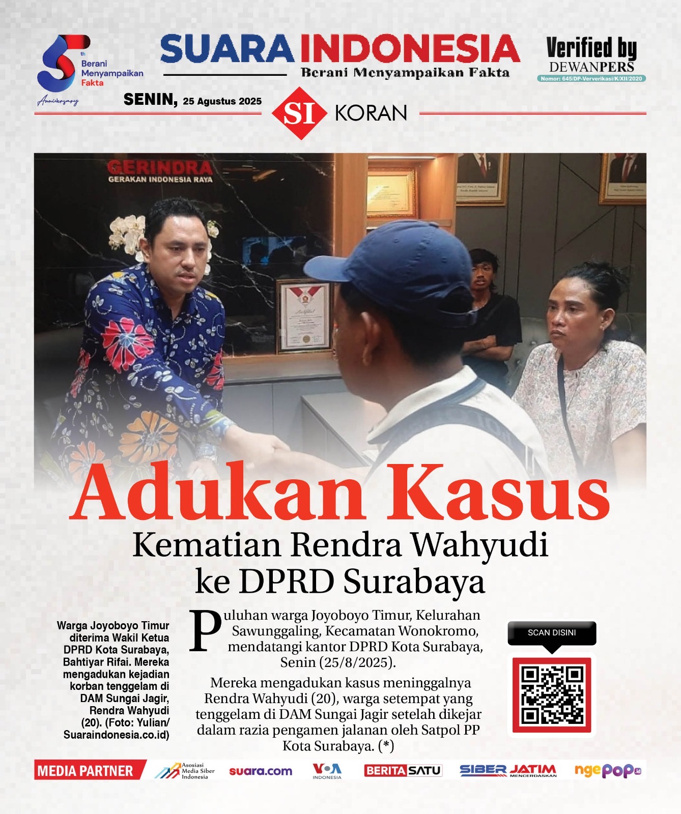 EDISI, SENIN 25 AGUSTUS 2025
