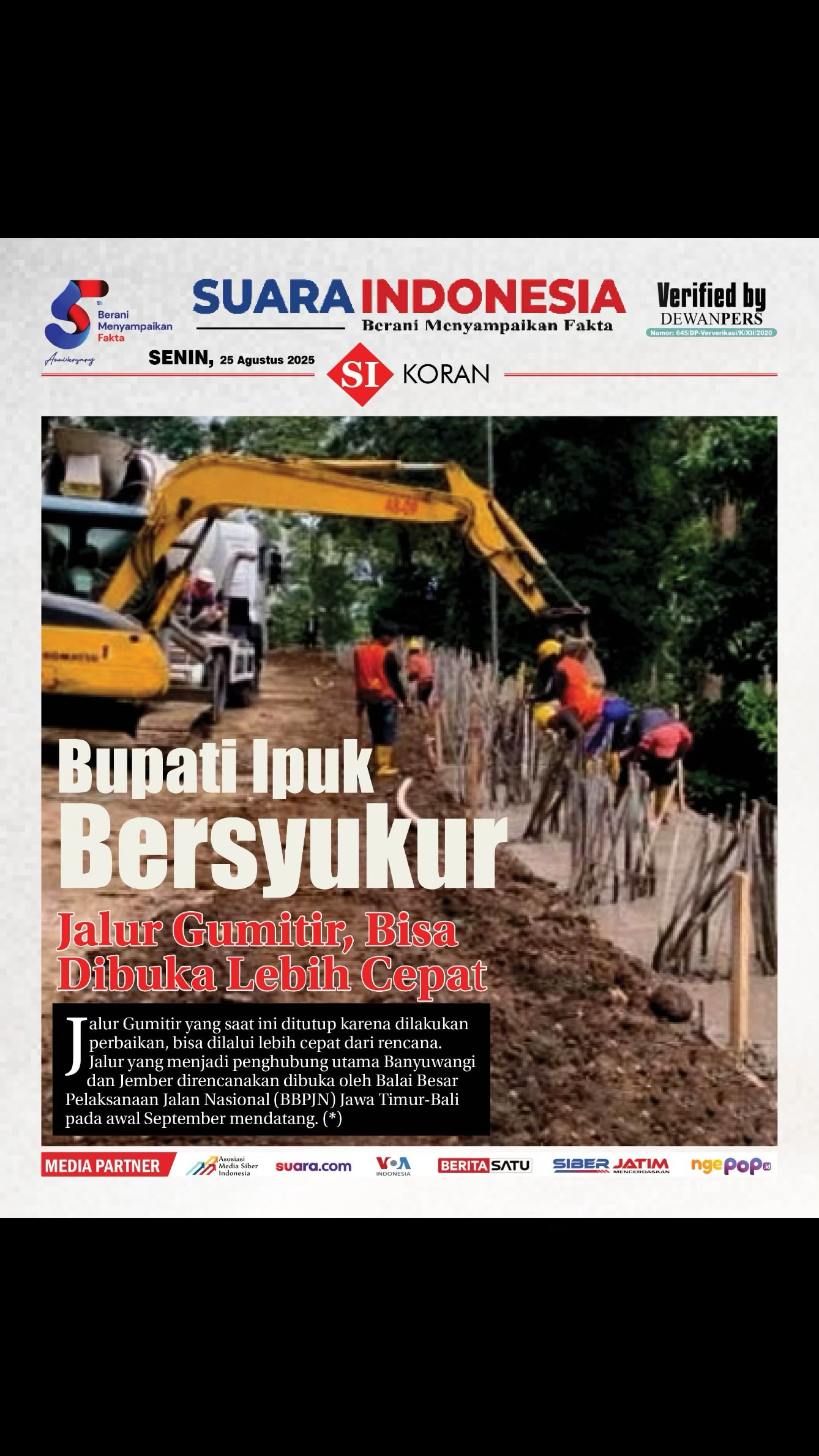 EDISI, SENIN 25 AGUSTUS 2025