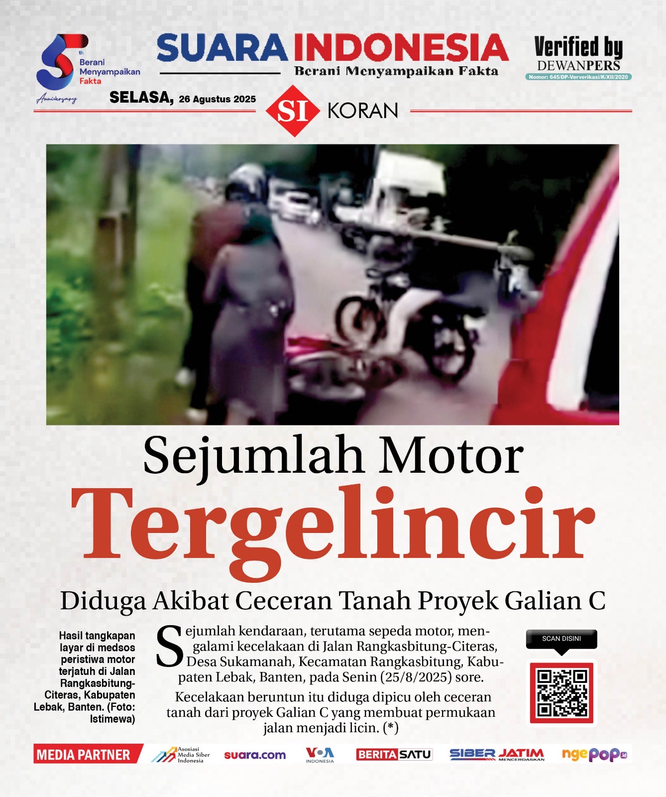 EDISI, SENIN 25 AGUSTUS 2025