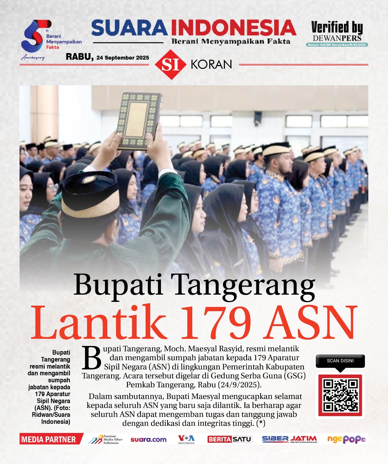 EDISI, RABU 24 SEPTEMBER 2025