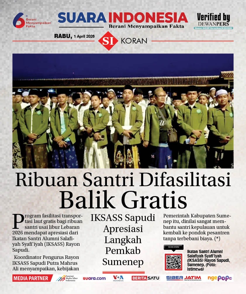 EDISI, RABU 1 APRIL 2026