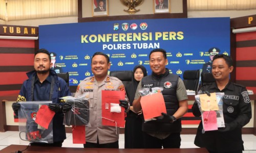 Polisi Tangkap Dua Pengedar Narkoba di Tuban