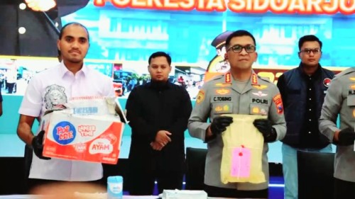 Polresta Sidoarjo Bongkar Penyelundupan Narkotika Golongan II Jenis Etomidate Setara Rp45 Miliar dari Malaysia Lewat Bandara Juanda