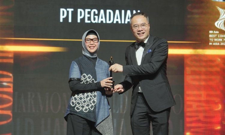 PT Pegadaian Dinobatkan Sebagai Best Company to Work For in Asia