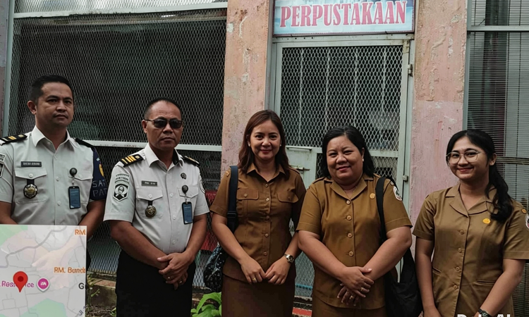 Lapas Gunungsitoli Apresiasi Dinas Tinjau Perpustakaan, Harapkan Sinergi Berkelanjutan