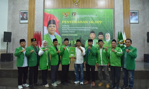 PPP Tuban Terima SK Kepengurusan Periode 2026-2031, Gus Saad: Kita Akan Tancap Gas