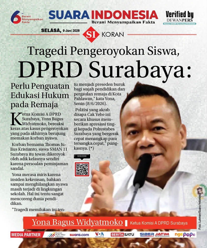 EDISI, SELASA 9 JUNI 2026