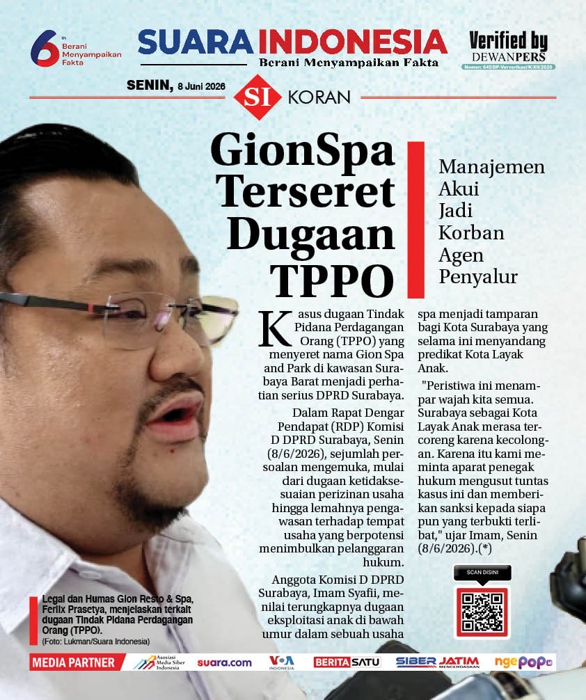 EDISI, SENIN 8 JUNI 2026