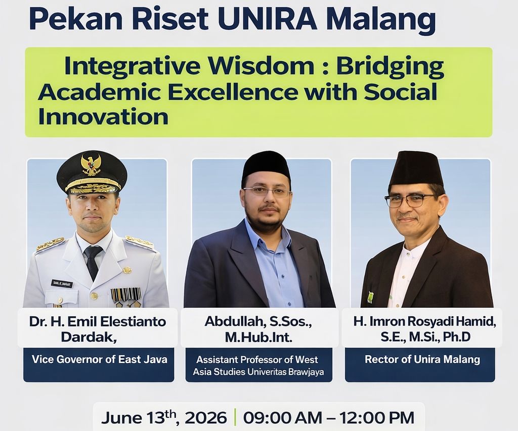 Pekan Riset UNIRA Malang 2026: Jembatani Keunggulan Akademik dan Inovasi Sosial