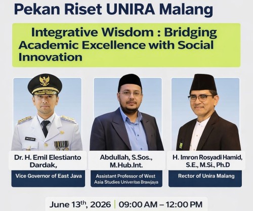 Pekan Riset UNIRA Malang 2026: Jembatani Keunggulan Akademik dan Inovasi Sosial
