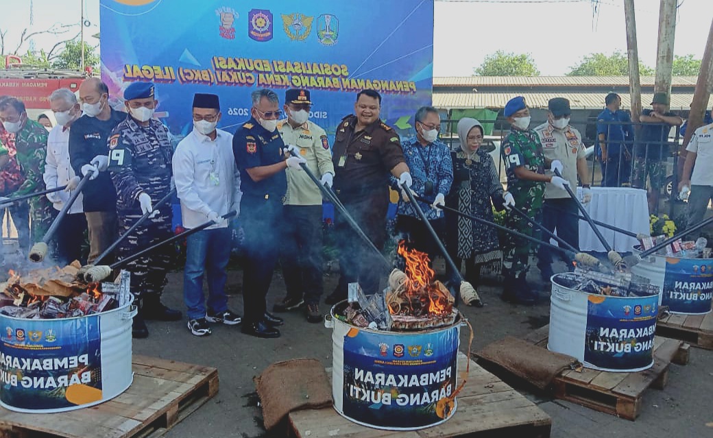 Bea Cukai Sebut Berantas Rokok Ilegal Butuh Sinergi dari Hulu ke Hilir