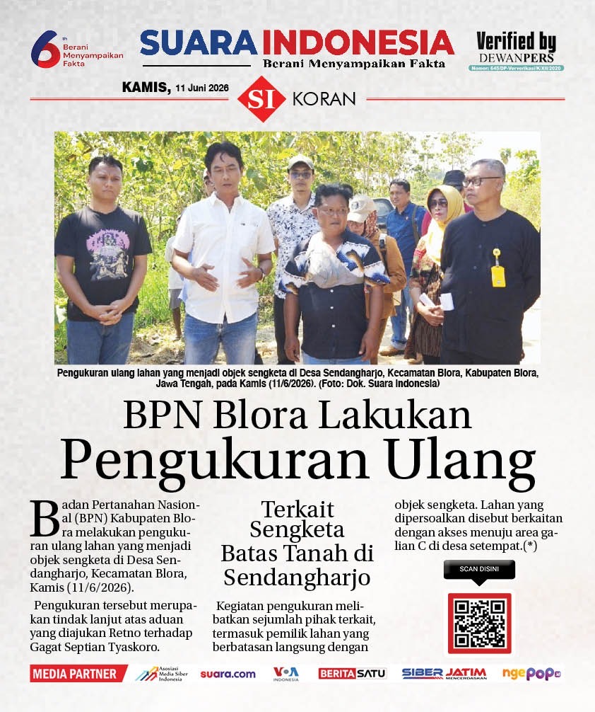 EDISI, KAMIS 11 JUNI 2026