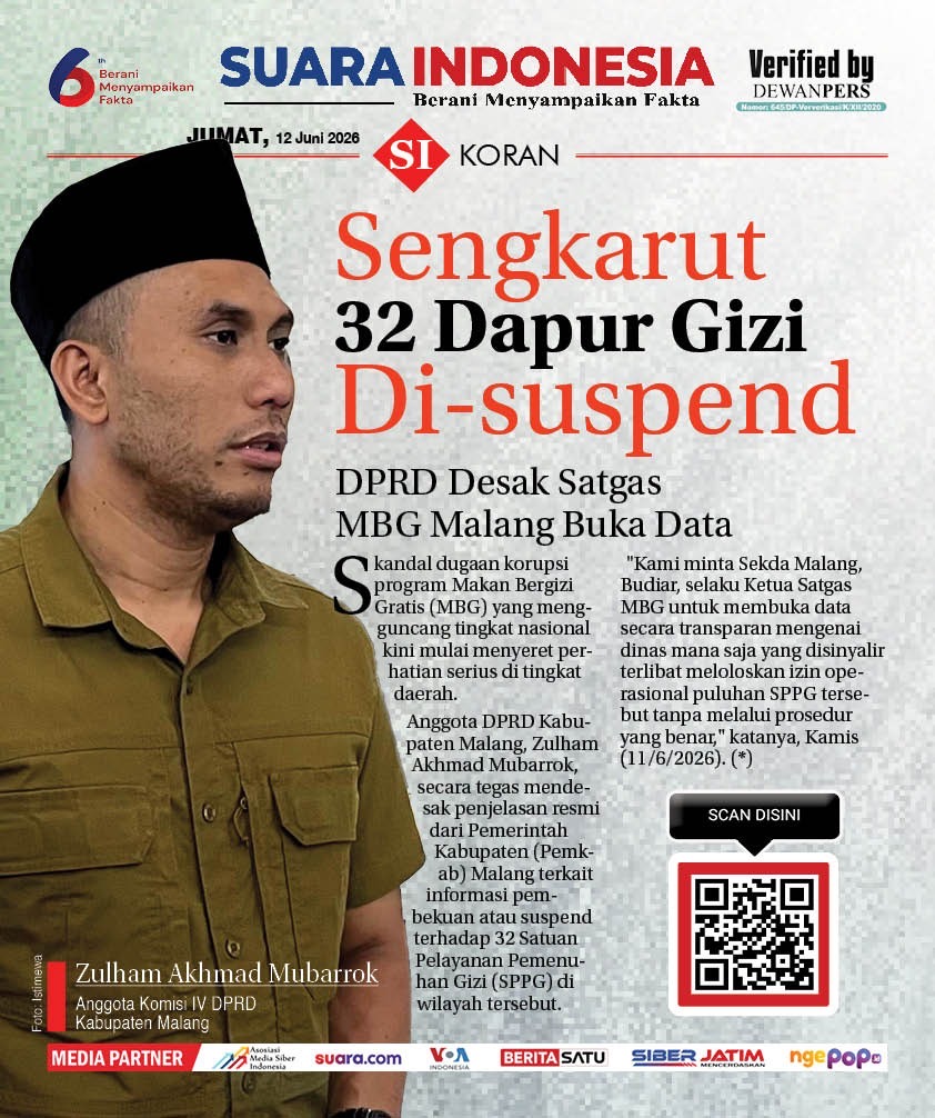 EDISI, JUMAT 12 JUNI 2026