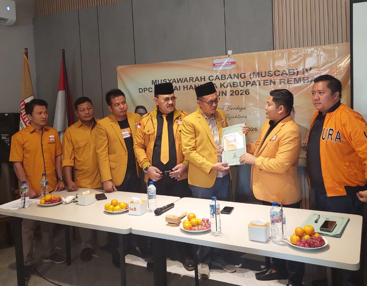 Miliki Prestasi Baik, Nur Hasan Kembali Pimpin Hanura Rembang